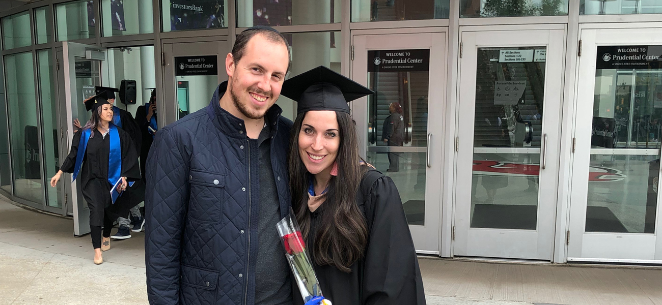 Sarah Hersh and Husband at Commencement