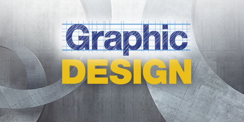 A modern graphic design logo featuring abstract shapes and vibrant colors, representing creativity and innovation
