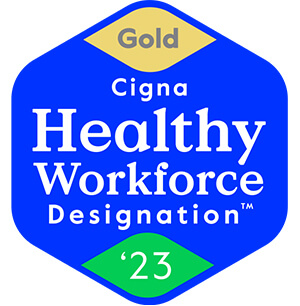 Cigna Healthy Workforce Designation Seal 2023
