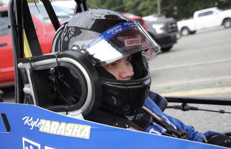 Kyle Taraska in Berkeley College Race Car 