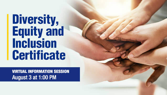 diversity information session June 28 at 6:00 PM virtual