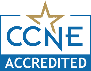 CCNE accreditation logo