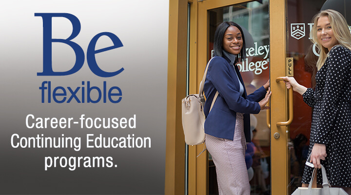 Be flexible. Career-focused Continuing Education programs. This is a responsive version of the image.