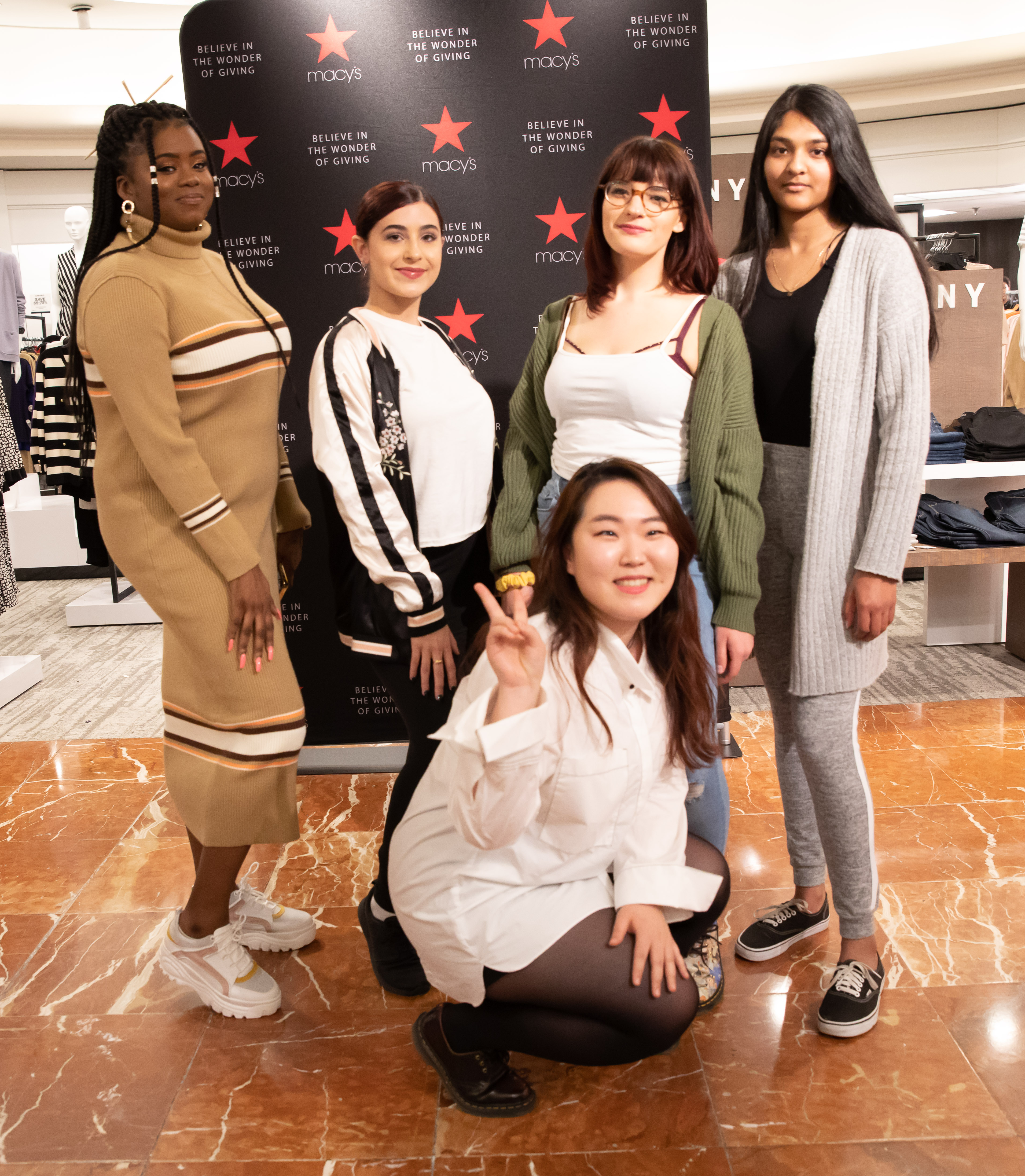 Macy fashion with berkeley- college students