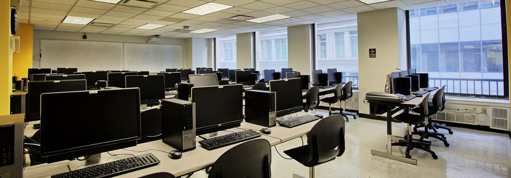 Photo of New York City Campus computer lab
