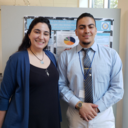 Amal and El Mehdi Bendriss at Honors Presentation