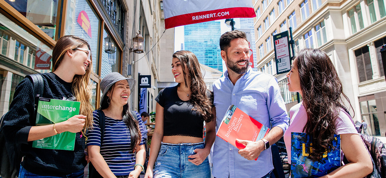 a group of Rennert students in New York