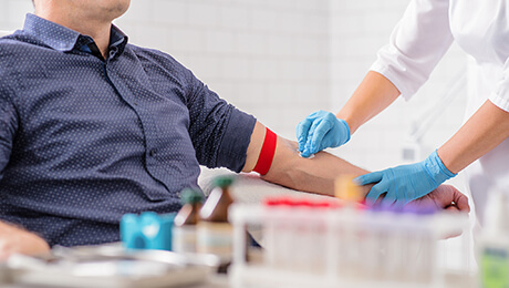 blood sample testing