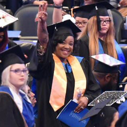 Darnella Harris on graduation day