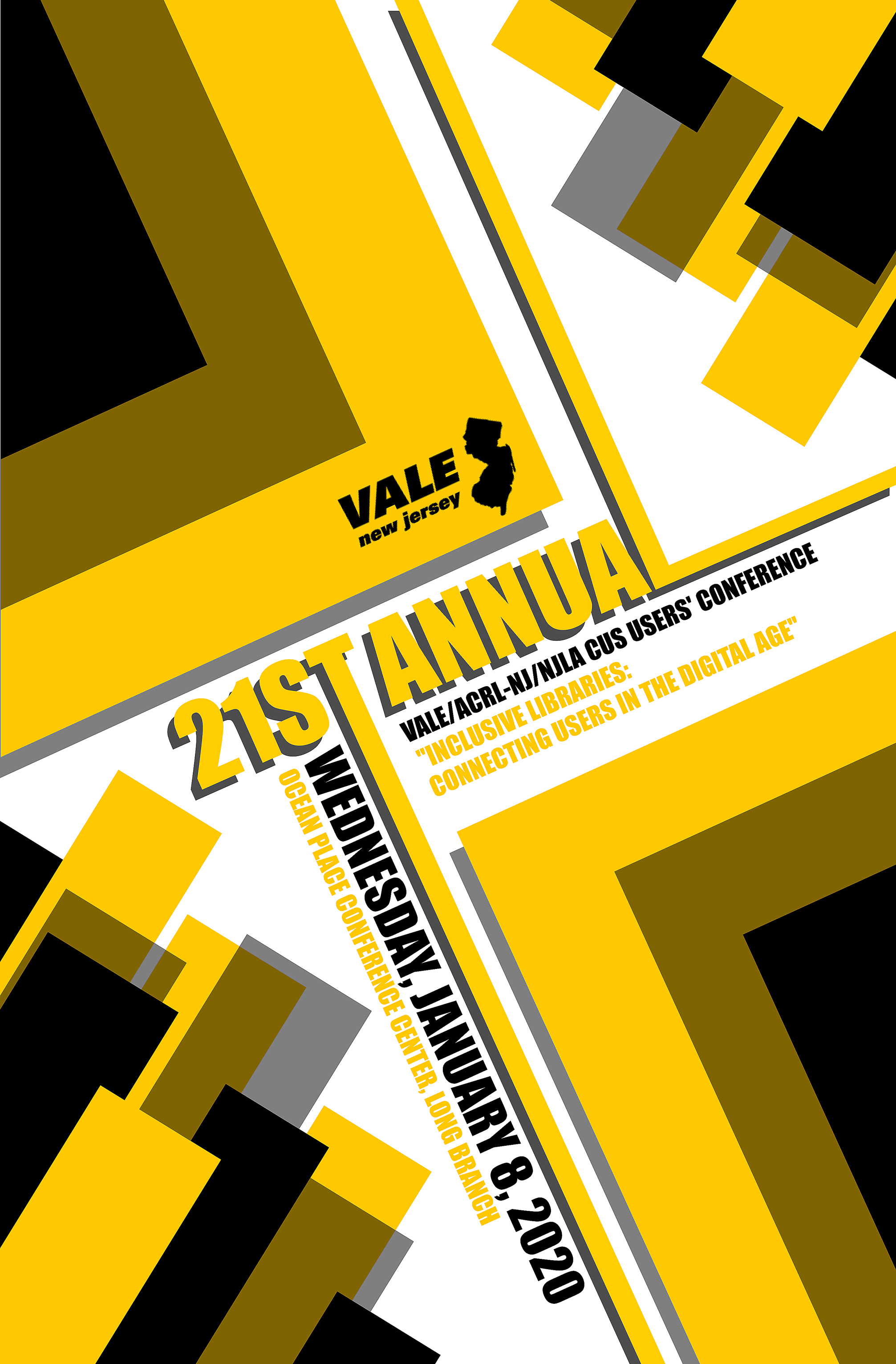 Cover design of the organization’s 21st annual conference brochure