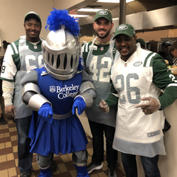 Berkeley College Knights and the NY Jets