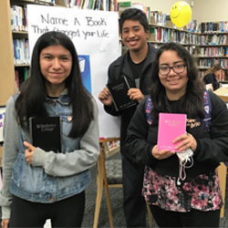 Students at event