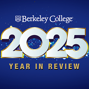 A banner stating Berkeley College 2025 Year in Review