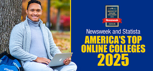 Newsweek and Statista Top Online College Log