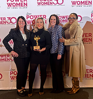 A group of empowered women networking at the Power Women 30 event