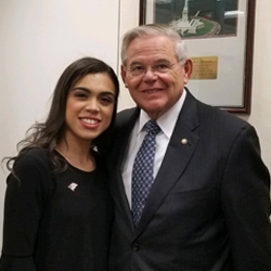 Roscely Medina and NJ Senator