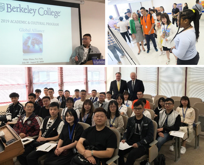 Students from china at Berkeley college in summer p[rogram orientation