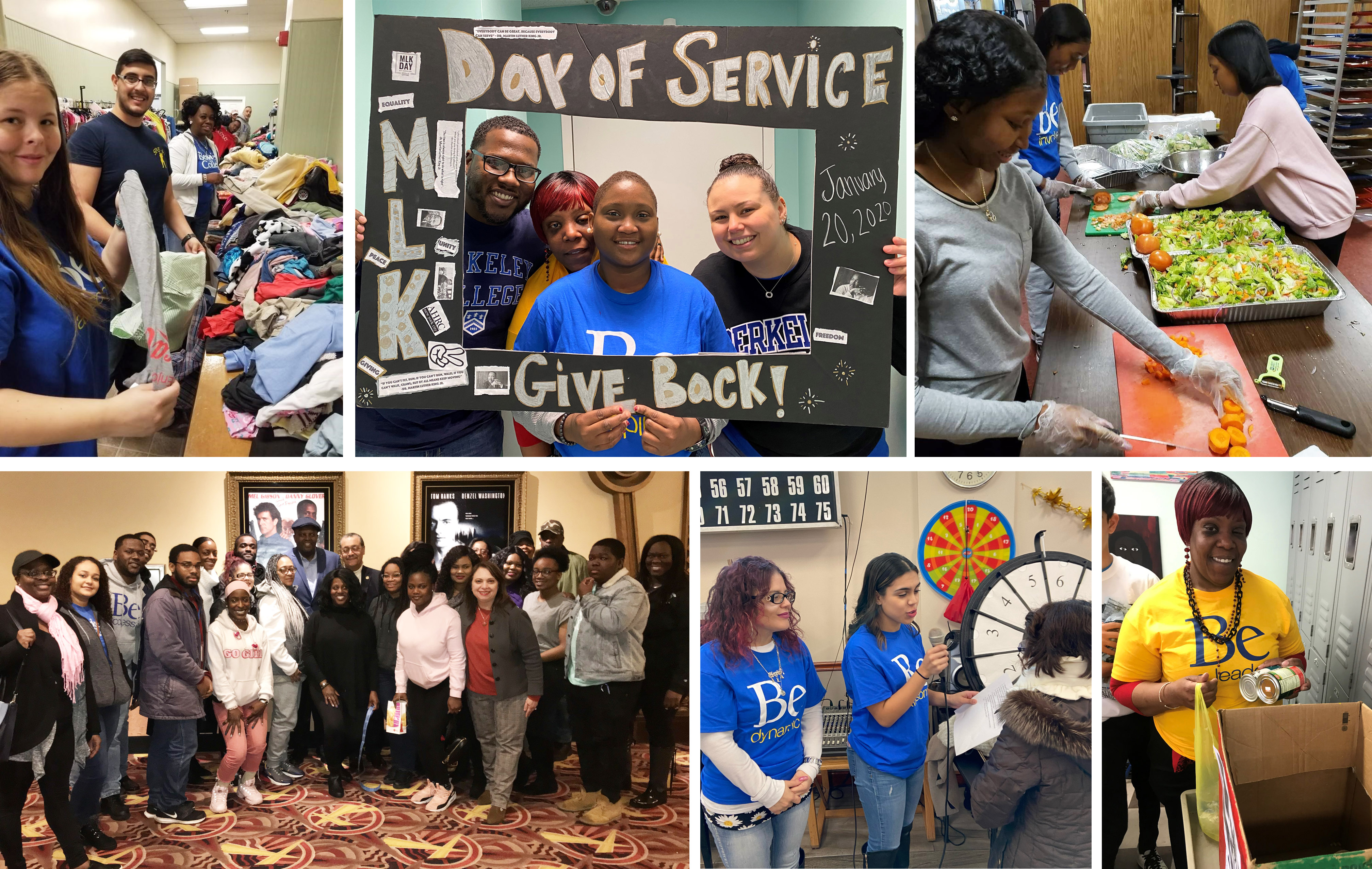 Students volunteer during MLK Day of Service