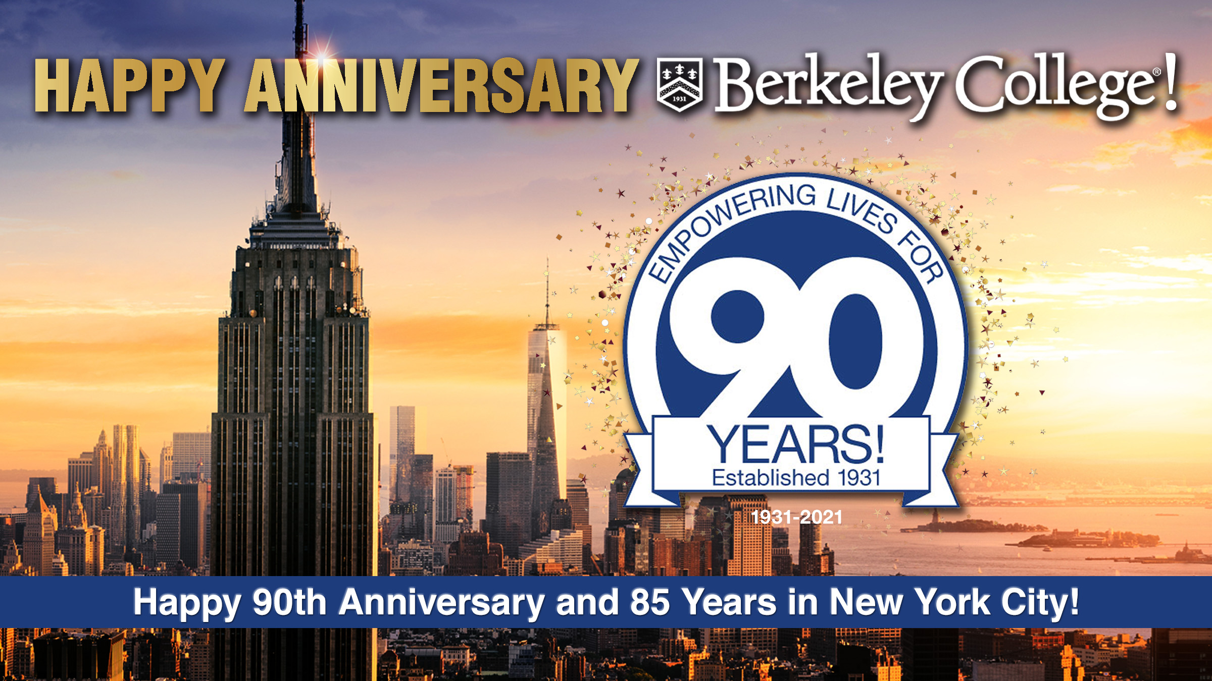 Berkeley NYC 90th Anniversary