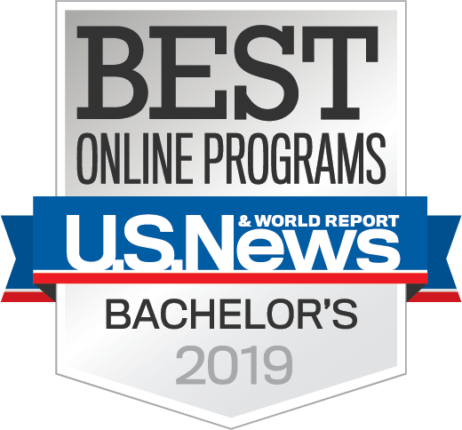 Best Online Programs Bachelors 2019 badge