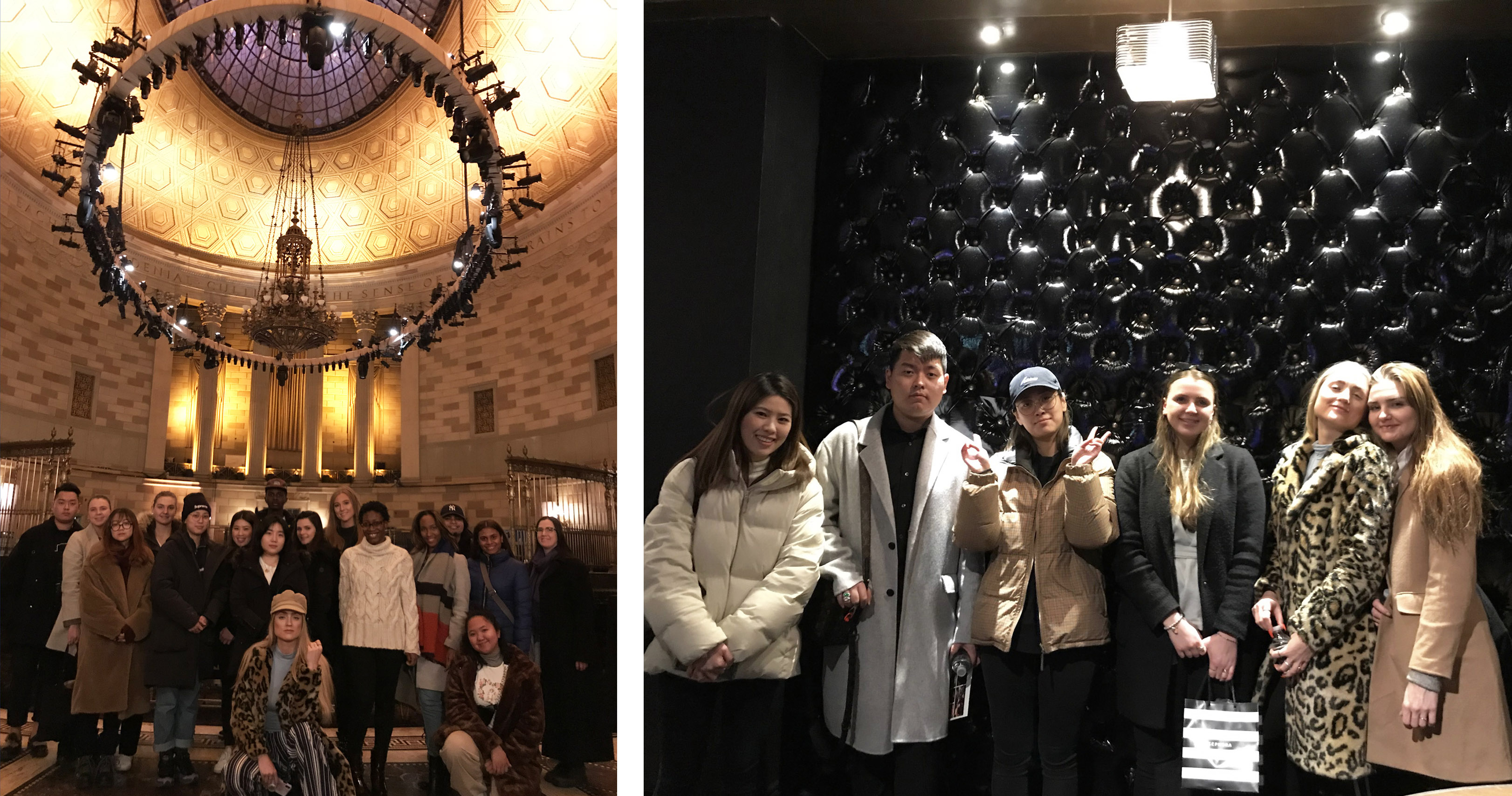 Fashion students visit Gotham Hall and the Edison Ballroom