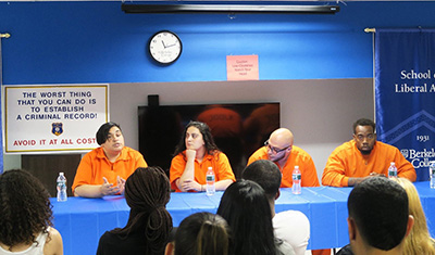 Inmates tell their stories during Project P.R.I.D.E.